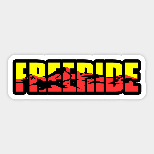 Hot Freeride Sticker by Hoyda